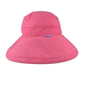 Wallaroo Hat Company Women's Casual Traveler Adjustable Pink Cotton Hat